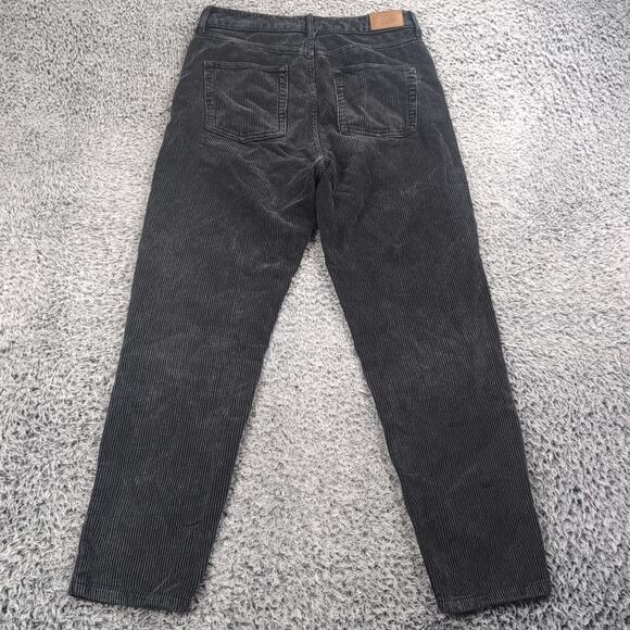 BDG Urban Outfitters Pants Women 30 Gray High Rise Corduroy Mom Casual Straight - Picture 2 of 10